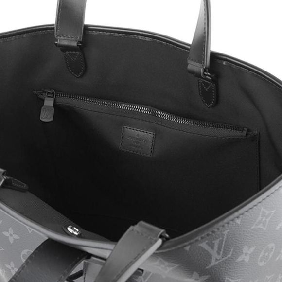 Louis Vuitton Saumur Tote Bag Monogram Canvas Black - Picture 6 of 9